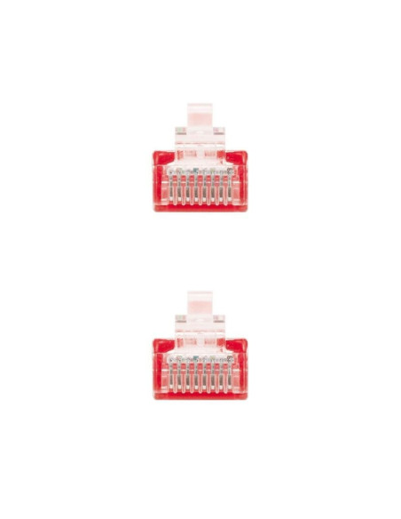 Cable de red rj45 utp nanocable 10.20.0403-r cat.6/ 3m/ rojo