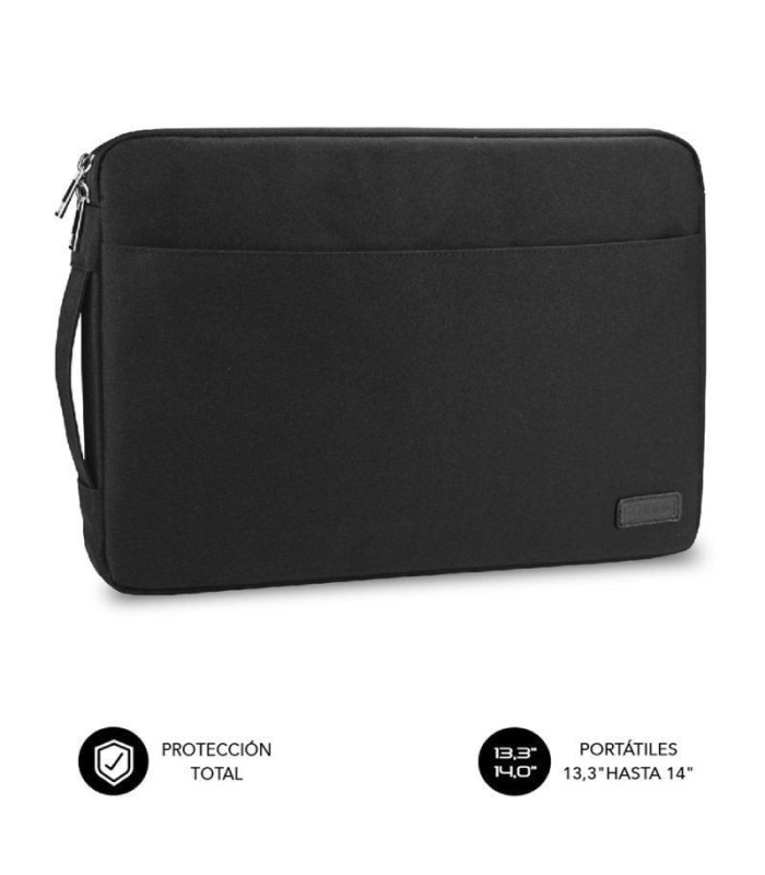 Funda subblim urban laptop sleeve para portátiles hasta 14'/ negra