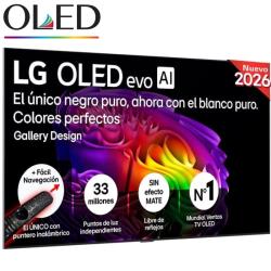 Televisor LG OLED Evo AI G6 OLED77G68LW 77'/ Ultra HD 4K/ Smart TV/ WiFi
