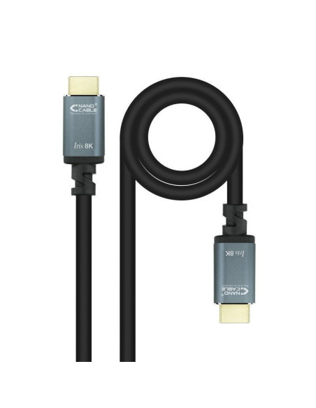 Cable hdmi nanocable 10.15.8003/ hdmi macho - hdmi macho/ 3m/ negro