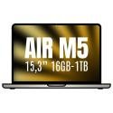 Apple Macbook Air 15,3'/ M5 10-Core CPU/ 16GB/ 1TB SSD/ 10-Core GPU/ Blanco Estrella