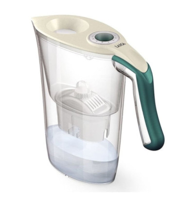 Pack jarra filtrante laica carmen tosca/ 2.3l/ verde oscuro/ jarra + 1 filtro bi-flux