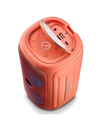 Altavoz con bluetooth ngs roller beast/ 32w/ 2.0/ coral
