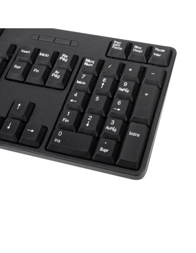 Teclado y ratón inalámbricos ngs euphoria kit