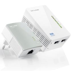 Adaptador Powerline TP-Link TL-WPA4220KIT 300Mbps/ Alcance 300m/ Pack de 2