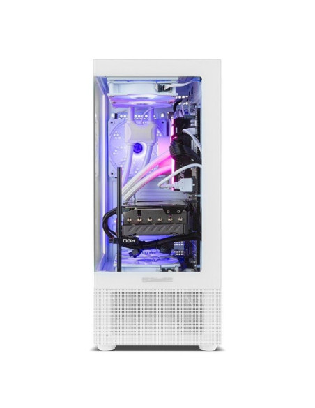 Caja gaming semitorre nox hummer vision/ blanca