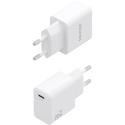 Cargador de Pared GaN Aisens ASCH-20W1P081-W/ 1xUSB Tipo-C/ 20W/ Blanco/ Incluye Cable USB Tipo-C