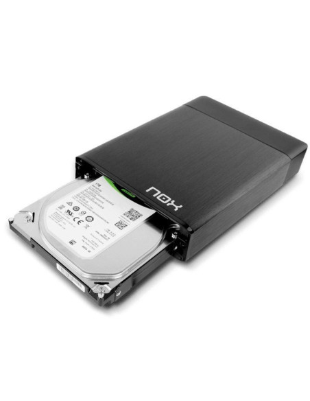 Caja externa para disco duro de 3.5' nox lite 3.5''/ usb 3.0