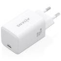Cargador de Pared GaN Aisens ASCH-70W1P088-W/ 1xUSB Tipo-C/ 70W/ Blanco