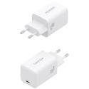 Cargador de Pared GaN Aisens ASCH-70W1P088-W/ 1xUSB Tipo-C/ 70W/ Blanco