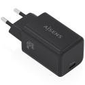Cargador de Pared GaN Aisens ASCH-70W1P089-BK/ 1xUSB Tipo-C/ 70W