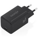 Cargador de Pared GaN Aisens ASCH-70W1P089-BK/ 1xUSB Tipo-C/ 70W