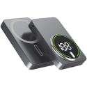 Powerbank 10000mAh Leotec LEPOWW20W10G/ 20W/ Wireless/ Gris/ Incluye Cable USB Tipo-C