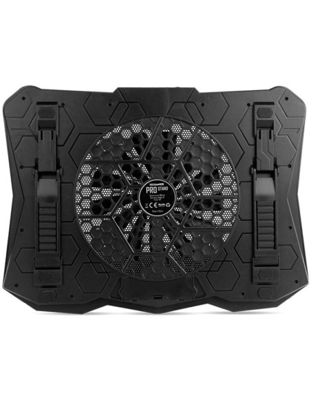 Soporte refrigerante nox pro stand para portátiles hasta 17.3'/ iluminación led