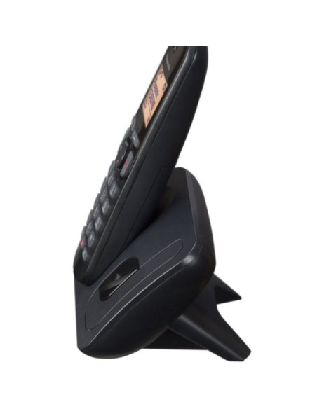Teléfono inalámbrico panasonic kx-tgc250spb/ negro