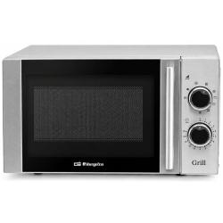 Microondas Orbegozo MIG 2082/ 700W/ Capacidad 20L/ Función Grill/ Gris