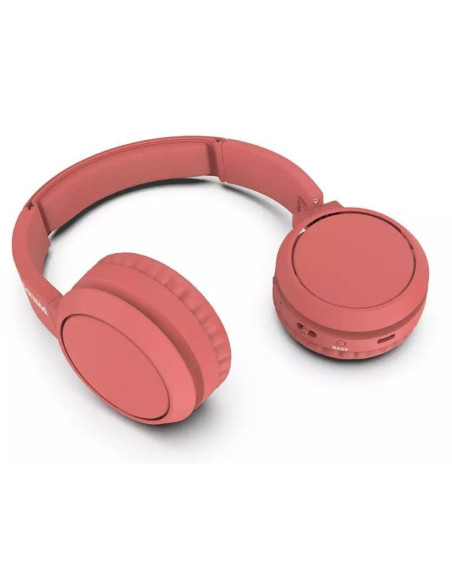 Auriculares inalámbricos philips tah4205/ con micrófono/ bluetooth/ rojos