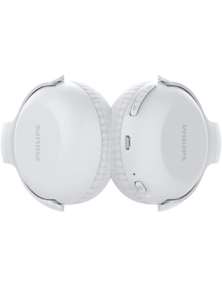 Auriculares inalámbricos philips tauh202/ con micrófono/ bluetooth/ blancos