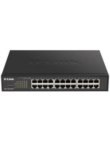 Switch gestionable d-link dgs-1100-24pv2 24 puertos/ rj-45 gigabit 10/100/1000 poe