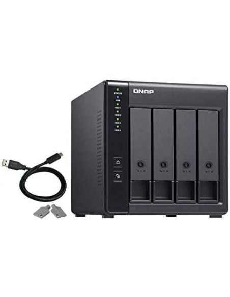 Das qnap tr-004/ 4 bahías 3.5'- 2.5'/ formato torre