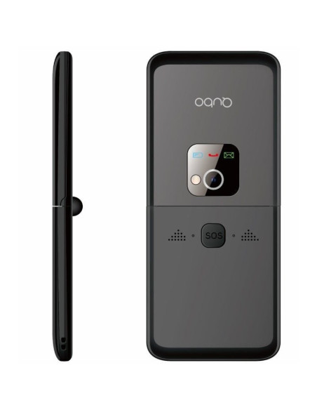 Teléfono móvil qubo x-10 para personas mayores/ negro
