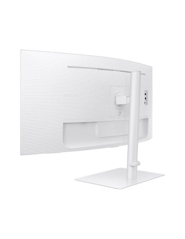Monitor profesional ultraparonámico curvo samsung viewfinity s6 s34c650tau 34'/ uwqhd/ multimedia/ regulable en altura/ blanco