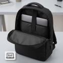Mochila Subblim Compact Backpack 15L para Portátiles hasta 15.6'/ Repelente al agua/ Cinta para Trolley/ Negra