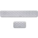 Pack de 2 Reposamuñecas Subblim Ergo AirPadding/ Plateadas