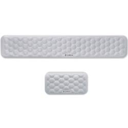 Pack de 2 Reposamuñecas Subblim Ergo AirPadding/ Plateadas