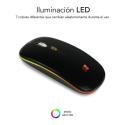 Ratón Inalámbrico Subblim LED Dual Flat/ Batería recargable/ Hasta 1600 DPI