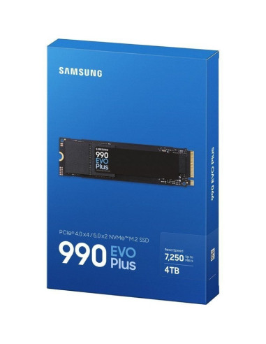 Disco ssd samsung 990 evo plus 4tb/ m.2 2280 pcie 5.0/ compatible con ps5 y pc/ full capacity