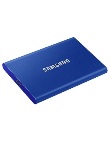 Disco externo ssd samsung portable t7 2tb/ usb 3.2/ azul