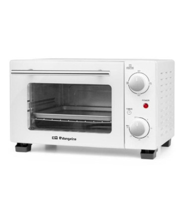 Horno de sobremesa orbegozo ho 975/ 800w/ capacidad 10l/ blanco