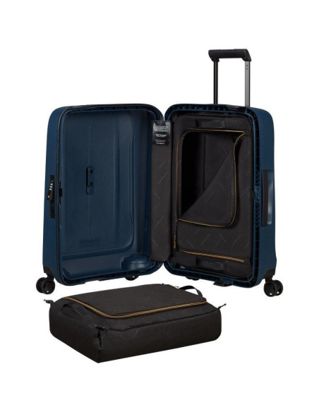 Maleta de cabina samsonite essens spinner 55cm/ 55x40x20cm/ 4 ruedas/ azul medianoche
