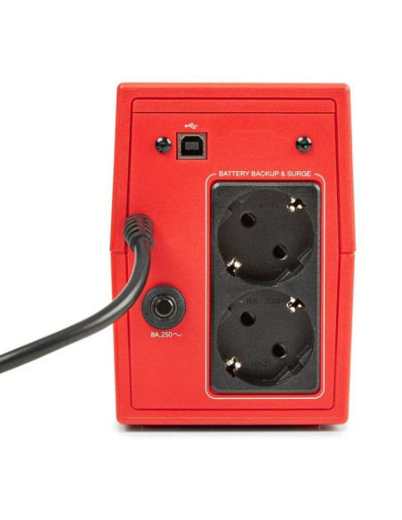 Sai línea interactiva salicru sps 500 soho+/ 500va-300w/ 2 salidas/ formato torre