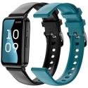Smartwatch SPC Duo Fit/ Notificaciones/ Frecuencia Cardíaca/ Negro Oscuro
