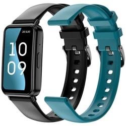 Smartwatch SPC Duo Fit/ Notificaciones/ Frecuencia Cardíaca/ Negro Oscuro
