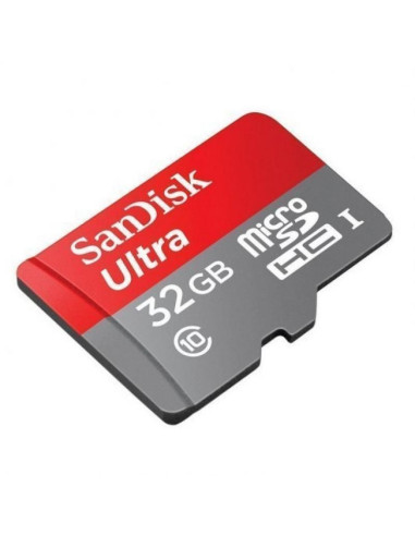 Tarjeta de memoria sandisk ultra 32gb microsd hc uhs-i con adaptador/ clase 10/ 120mbs