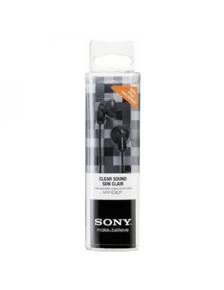 Auriculares intrauditivos sony mdr-e9lp/ jack 3.5/ negros