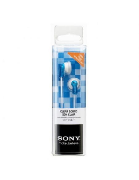 Auriculares intrauditivos sony mdr-e9lp/ jack 3.5/ azules