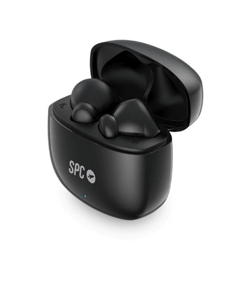 Auriculares bluetooth spc zion 2 play con estuche de carga/ autonomía 7h/ negros