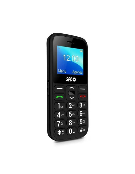 Teléfono móvil spc fortune 2 4g para personas mayores/ negro