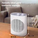 Calefactor / Termoventilador Grunkel CF-2000LINE/ 2000W/ Termostato Regulable