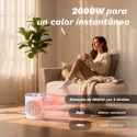Calefactor / Termoventilador Grunkel CF-2000LINE/ 2000W/ Termostato Regulable