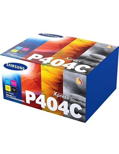Tóner original samsung clt-404s multipack/ cian/ magenta/ amarillo/ negro