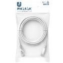 Cable de Red RJ45 S/FTP Phasak PHK 2001 Cat.6a/ 1m/ Gris