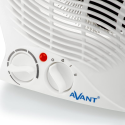 Calefactor Avant AV7011/ 2000W/ Termostato Regulable