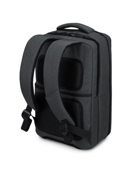 Mochila subblim traveller airpadding backpack para portátiles hasta 15.6'/ puerto usb/ gris