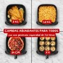 Freidora por Aire Airfryer / Sin Aceite Moulinex EZ866H/ 2020W/ Capacidad 7.5L