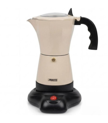 Cafetera italiana eléctrica princess 249431/ 480w/ 6 tazas